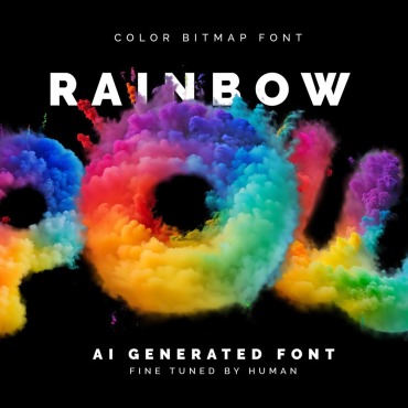 Colorful Bright Fonts 371425