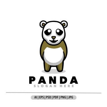 Panda Cute Logo Templates 371512