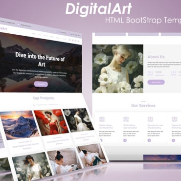 Art Bootstrap Responsive Website Templates 371568