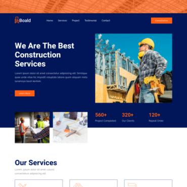 Architecture Cleaning Landing Page Templates 371572
