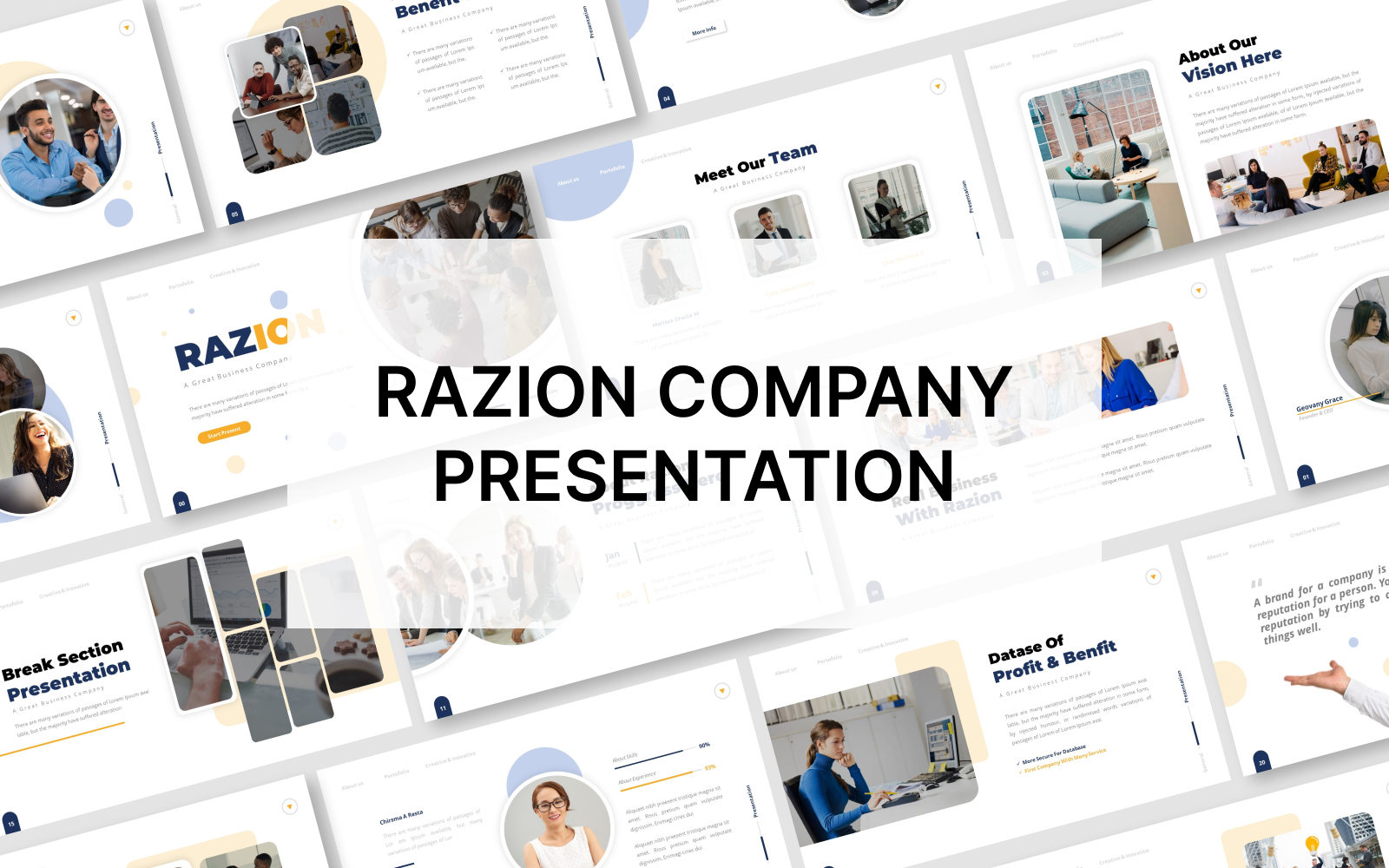 Razion Company Keynote Presentation Template