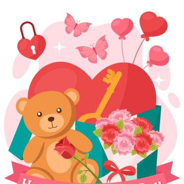 Day Valentine Illustrations Templates 371686