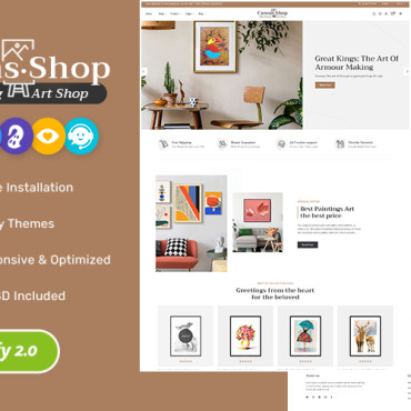 Art Painting Shopify Themes 371726