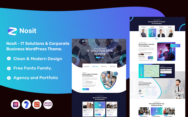 Nosit IT Solutions and Corporate Business WordPress Theme