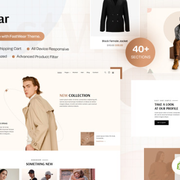 Clean Clothes Shopify Themes 371877