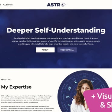 Astrology Signs Landing Page Templates 371880
