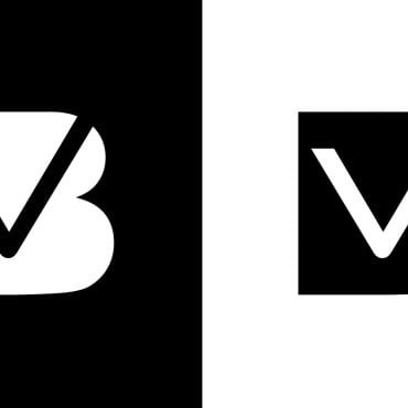 Letter Bv Logo Templates 371910