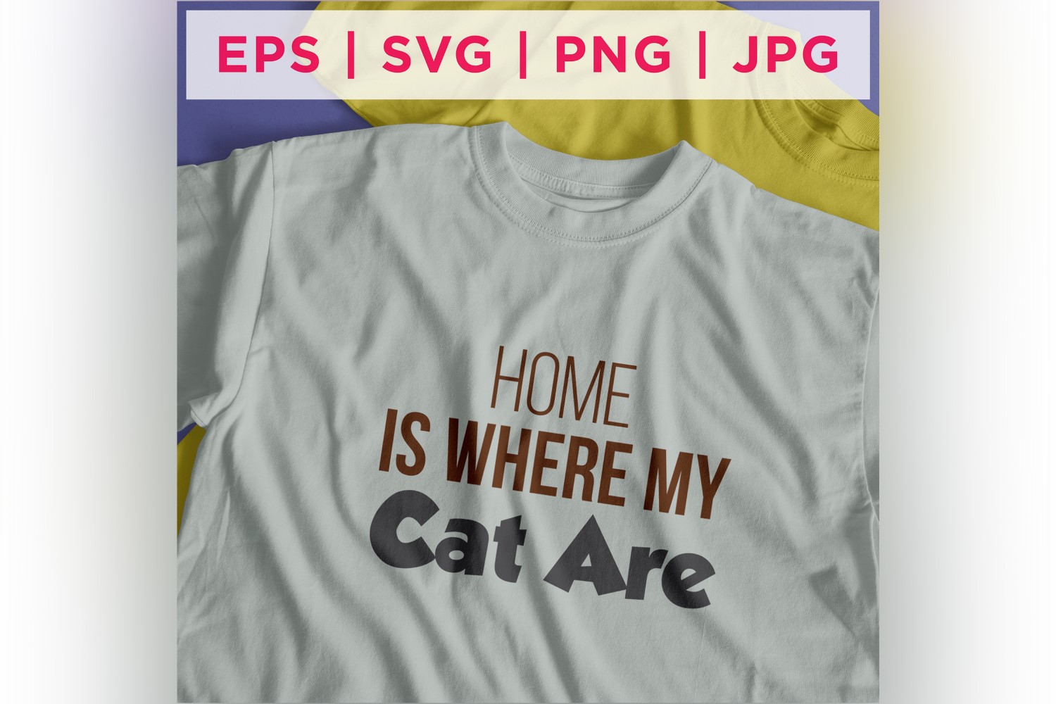 Home Is Where My Cat Are Cat Rescue Quote Stickers