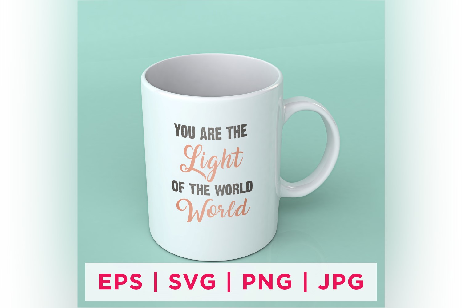 You Are The Light Of The World World Faith Quote Stickers