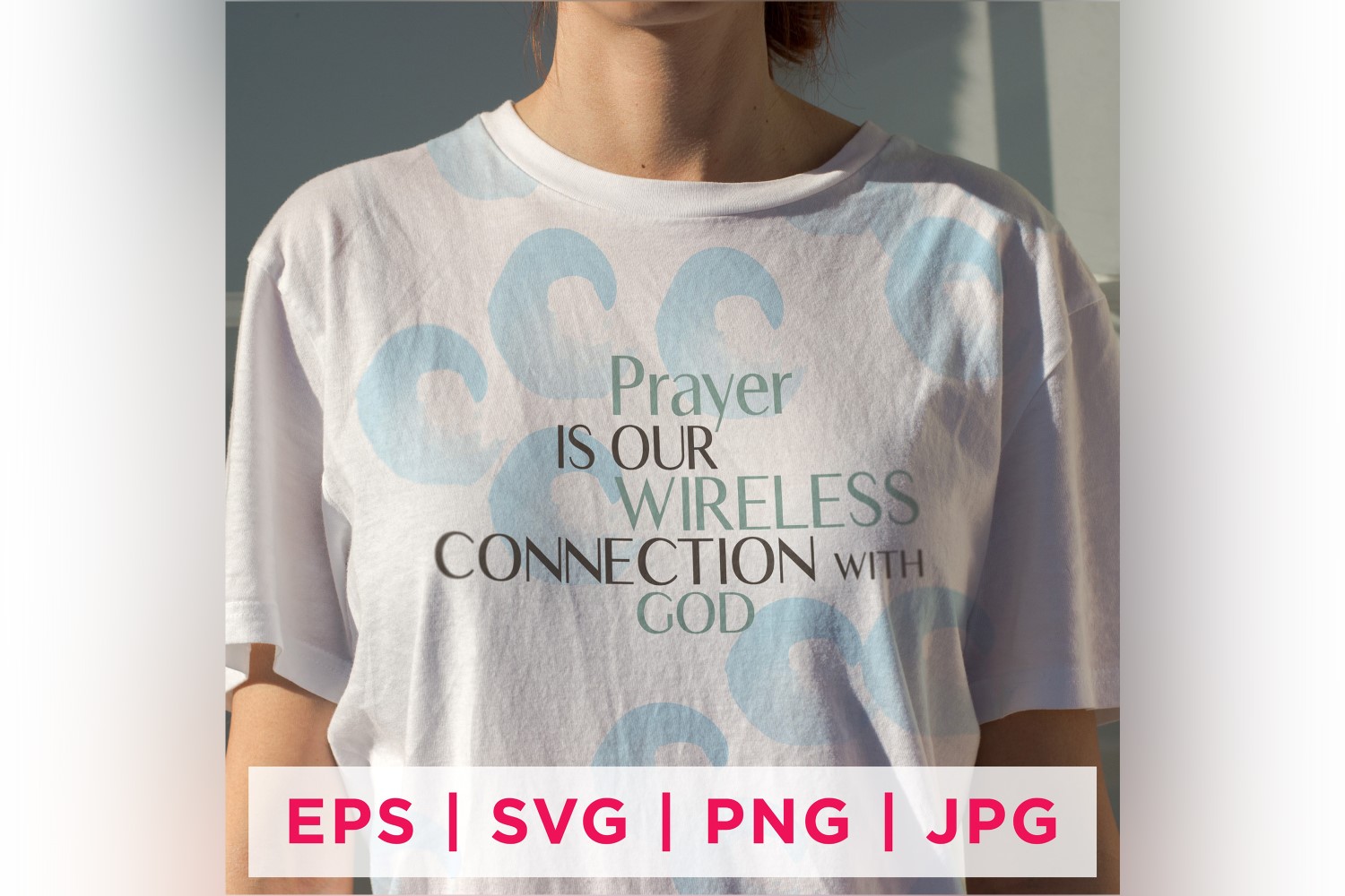 Prayer Is Our Wireless Connection With God Faith Quote Stickers