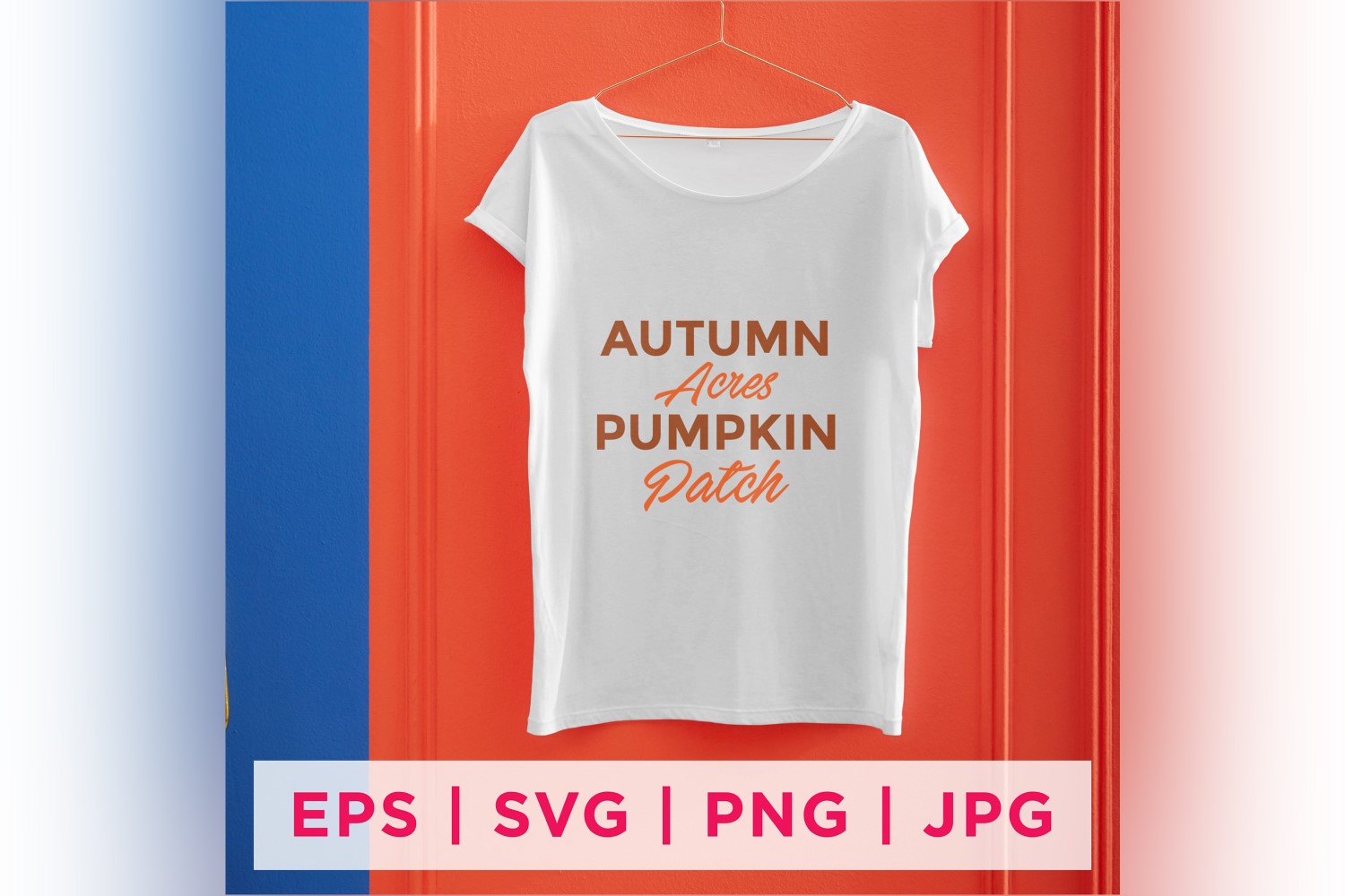 Autumn Acres Pumpkin Patch Fall Sticker Design