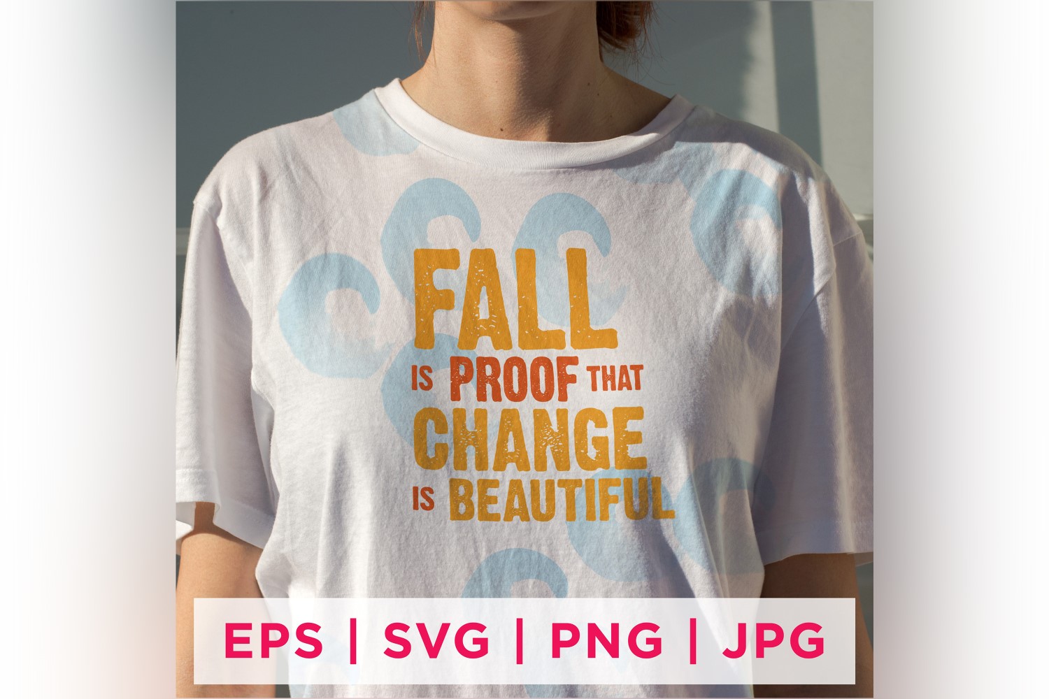Fall Is Proof That Change Is Beautiful Fall Sticker Design