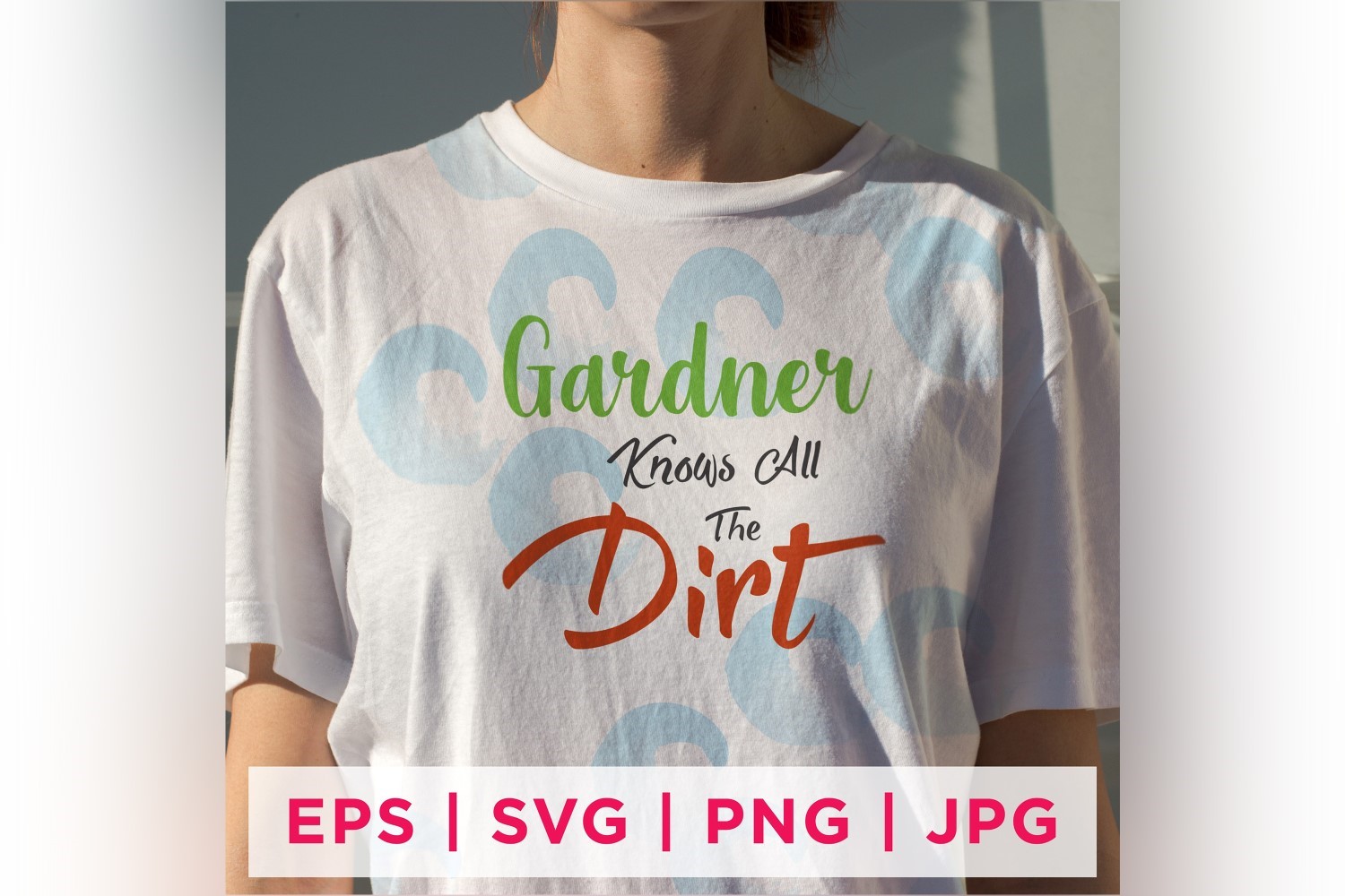 Gardner Knows All Dirt Gardening Sticker Designs