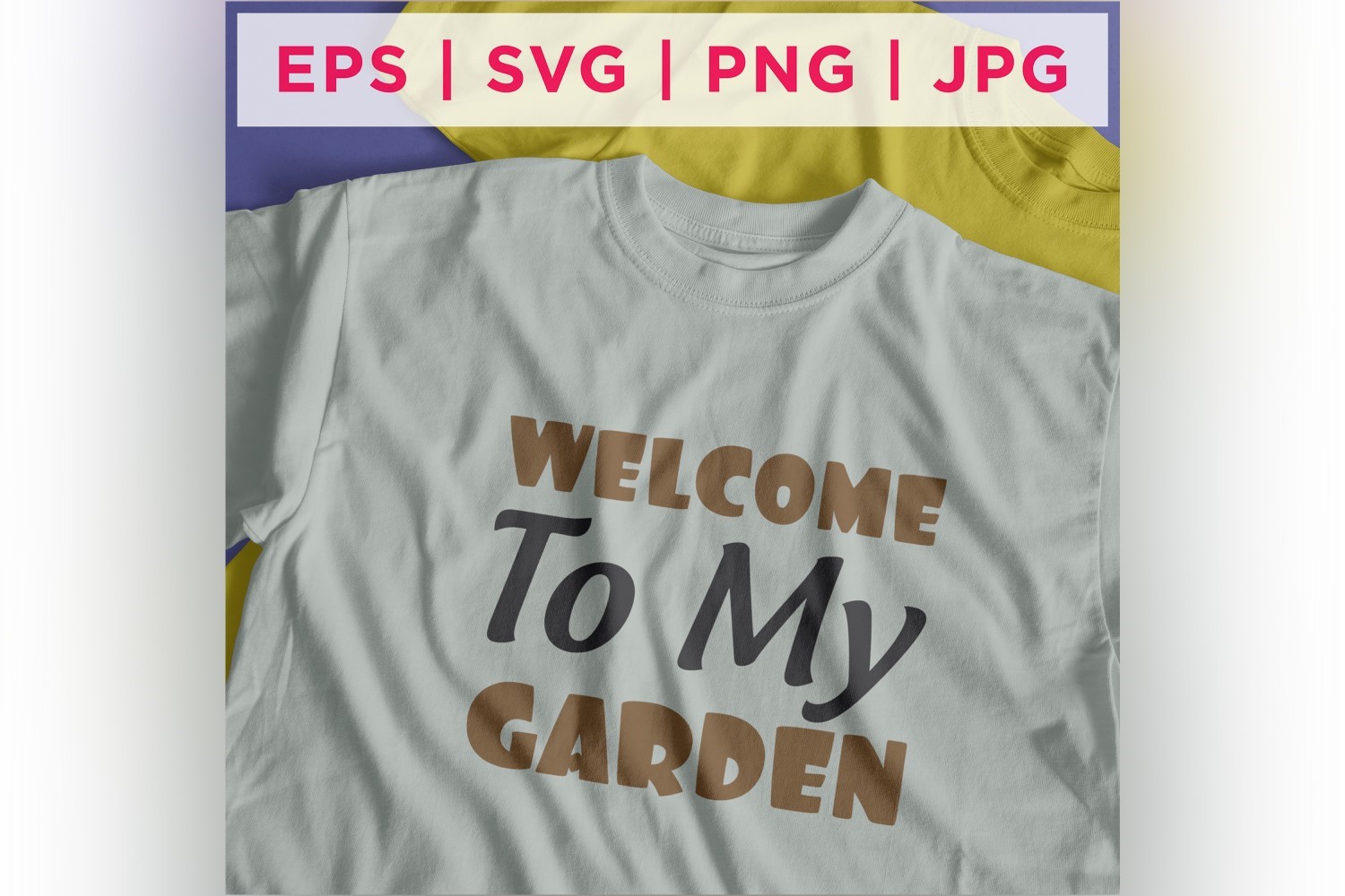 Welcome To My Garden Gardening Sticker Designs