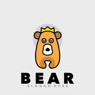 Cute Teddy Logo Templates 372181