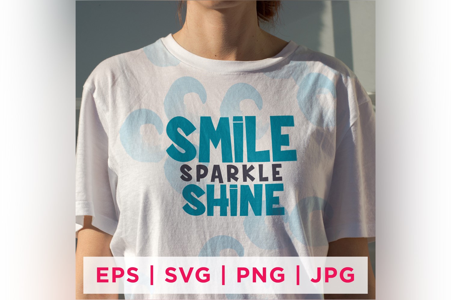 Smile Sparkle Shine Inspirational Sticker Designs