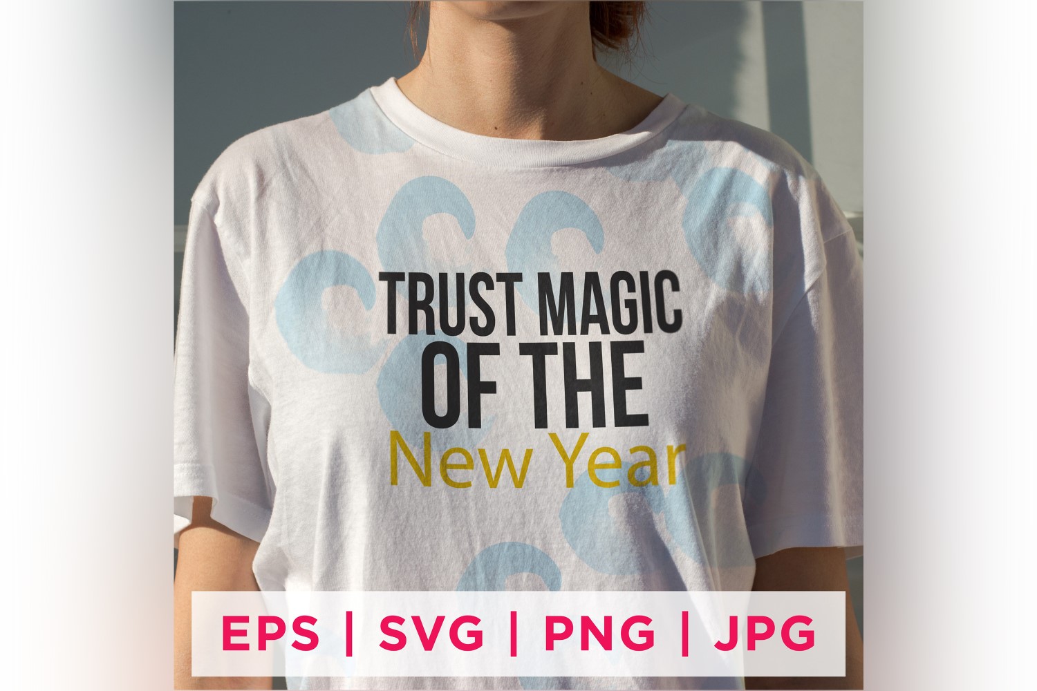 Trust Magic Of The New Year New Year Quote Stickers Design
