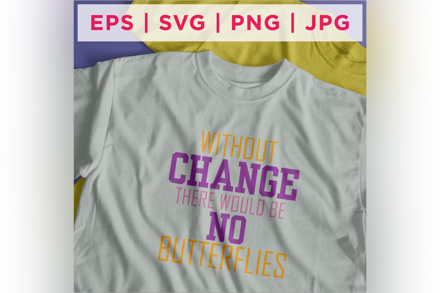 Without Change There Would Be No Butterflies  Pretty Insect Stickers Design