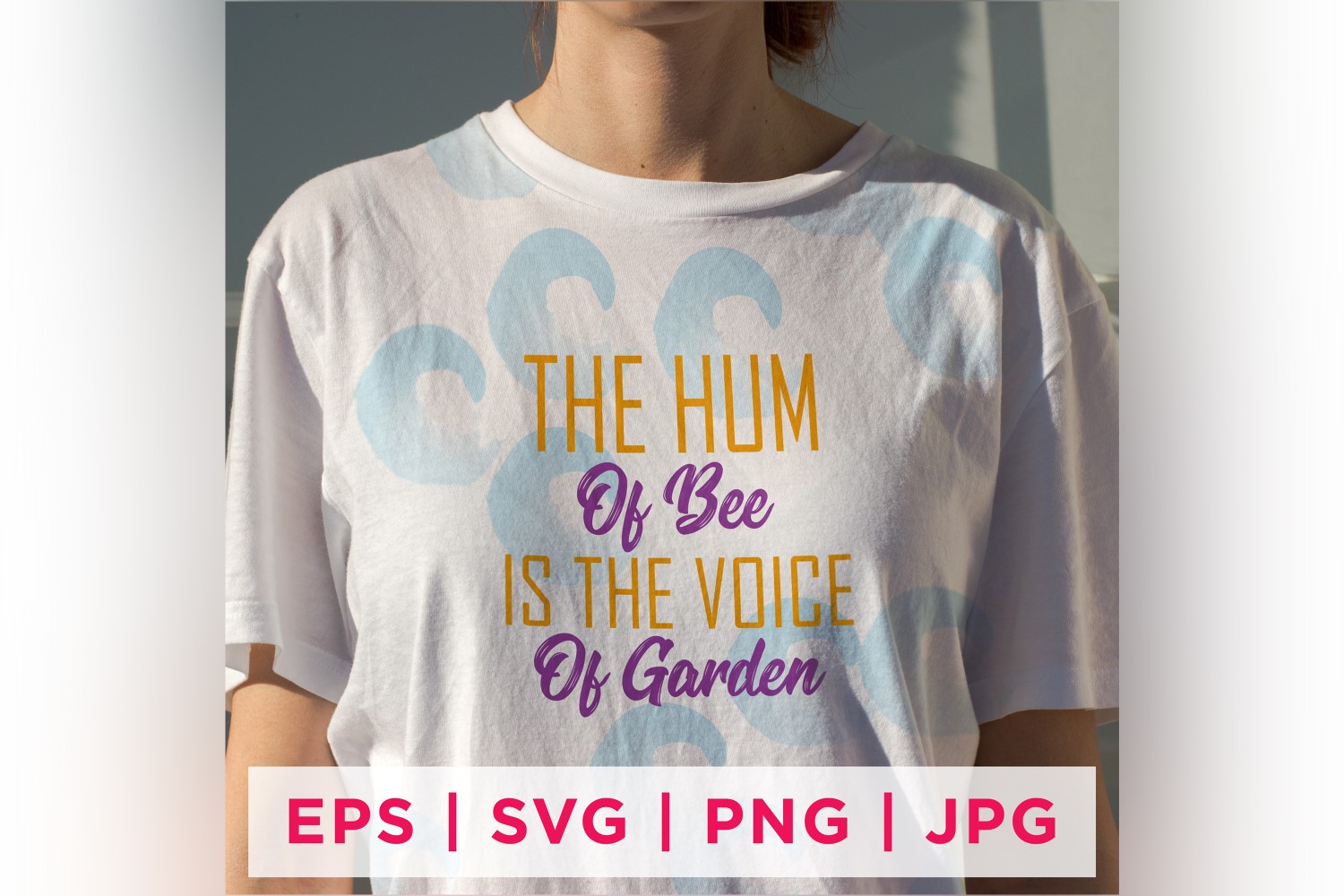 The Hum Of Bee Is The Voice Of Garden Pretty Insect Stickers Design