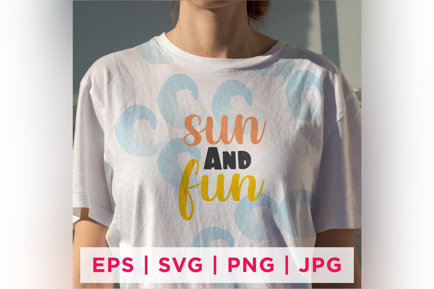 Sun And Fun Summer Sticker Design