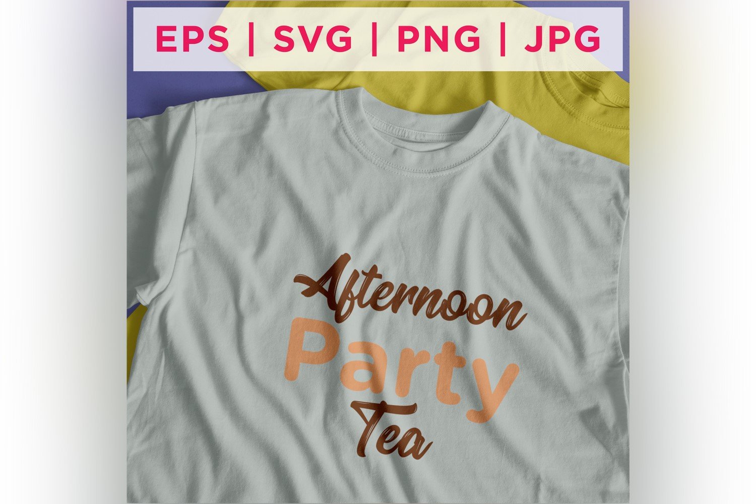 Afternoon Party Tea Tea Lover Quote Stickers Design