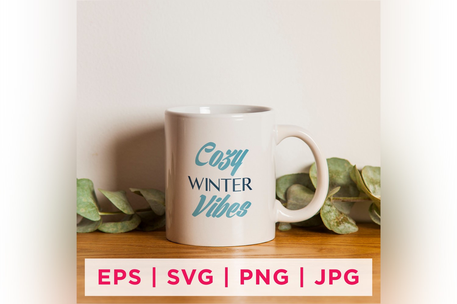 Cozy Winter Vibes Winter Sticker Design