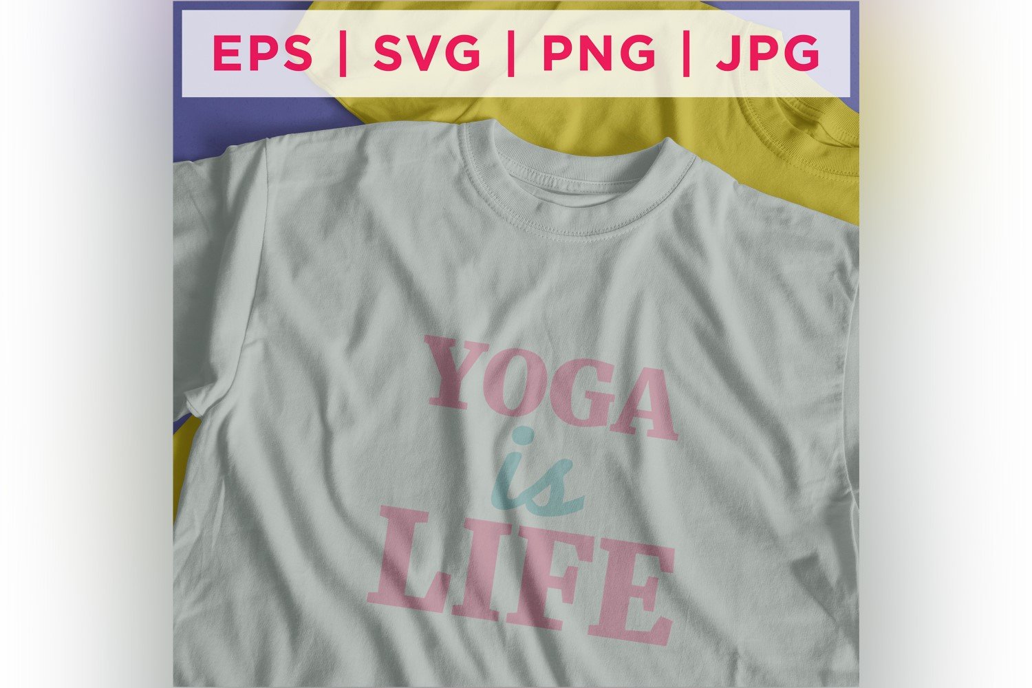 Yoga Is Life Yoga Sticker Design