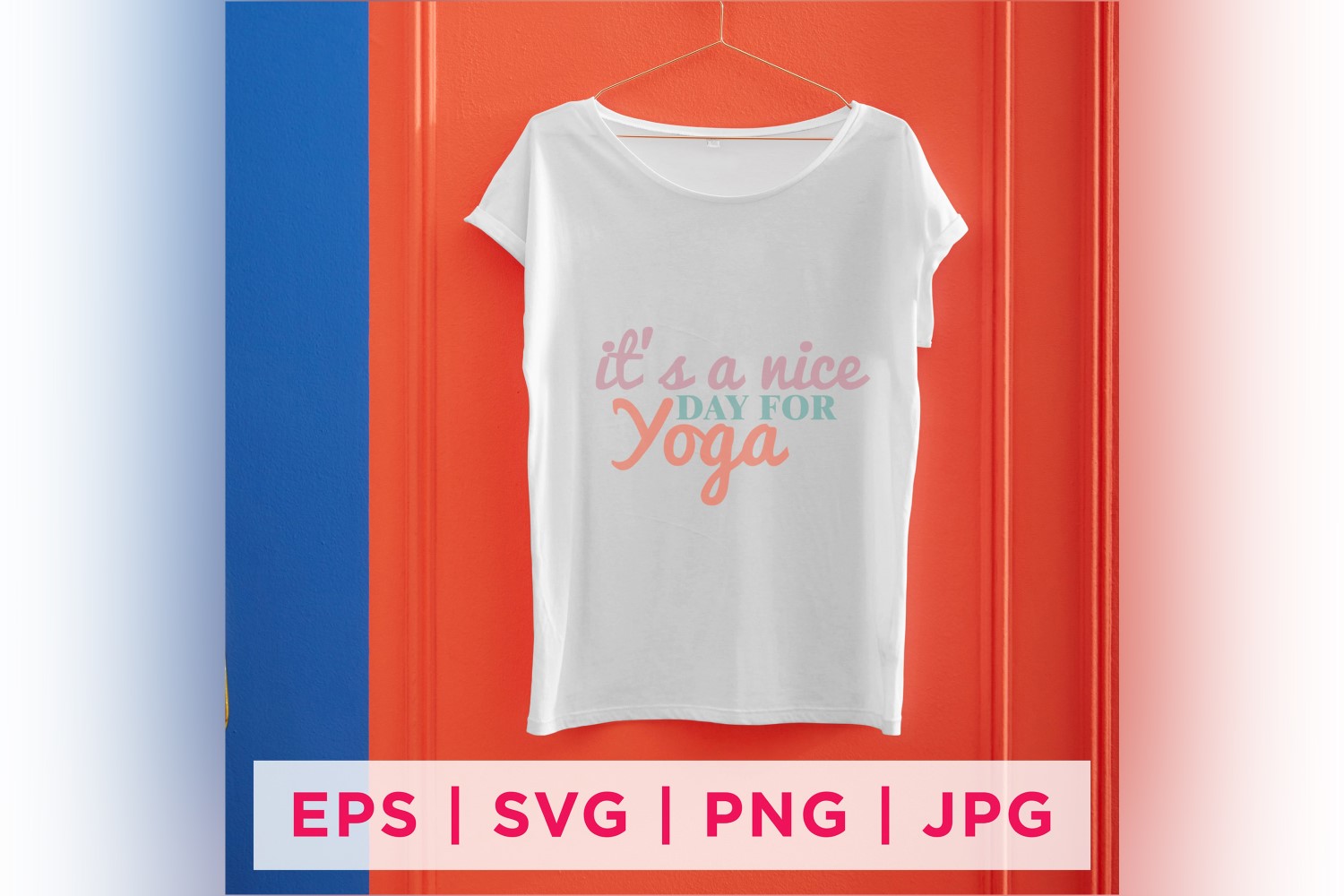 It's A Nice Yoga Day For Yoga Sticker Design