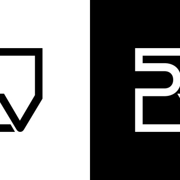 Letter Pv Logo Templates 372551