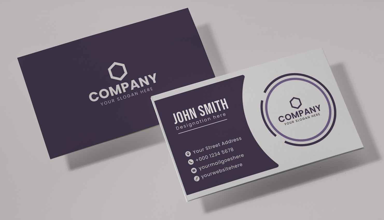 Corporate Business Card Layout