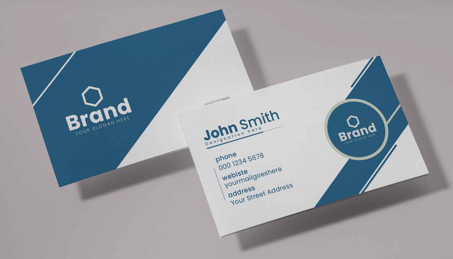 Corporate modern business card