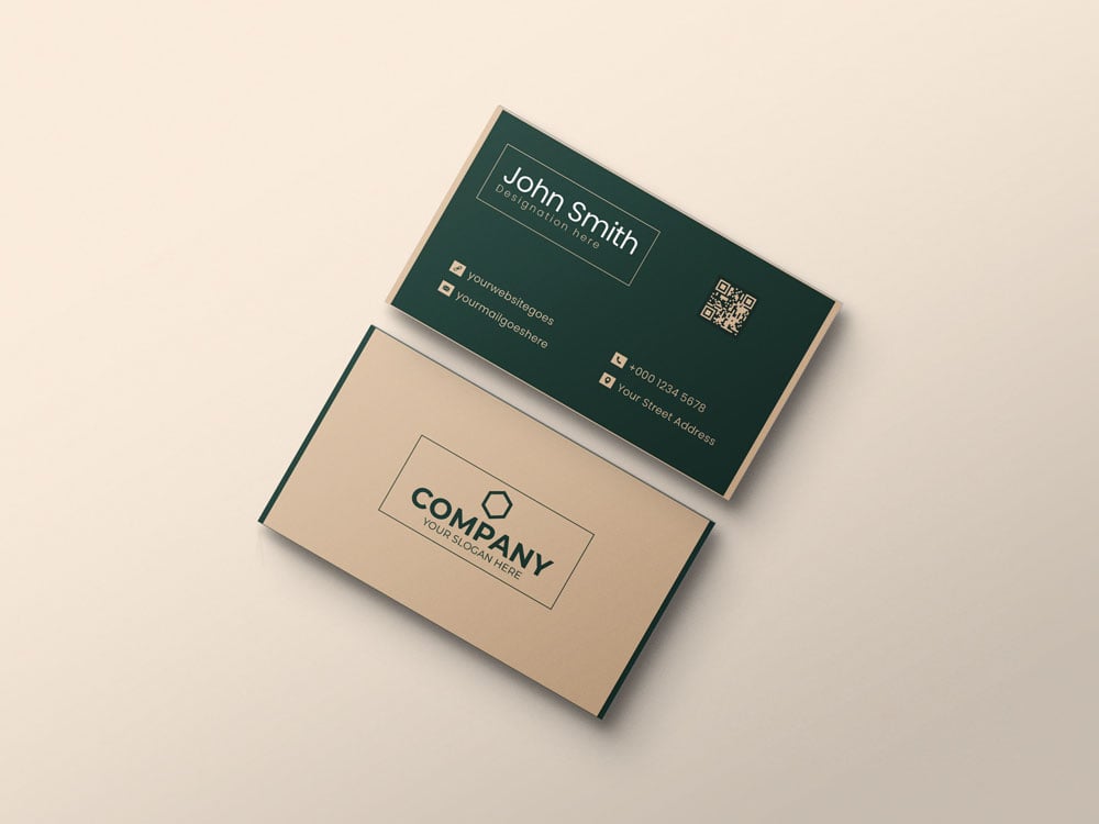 Luxury and elegant business card - Golden business card