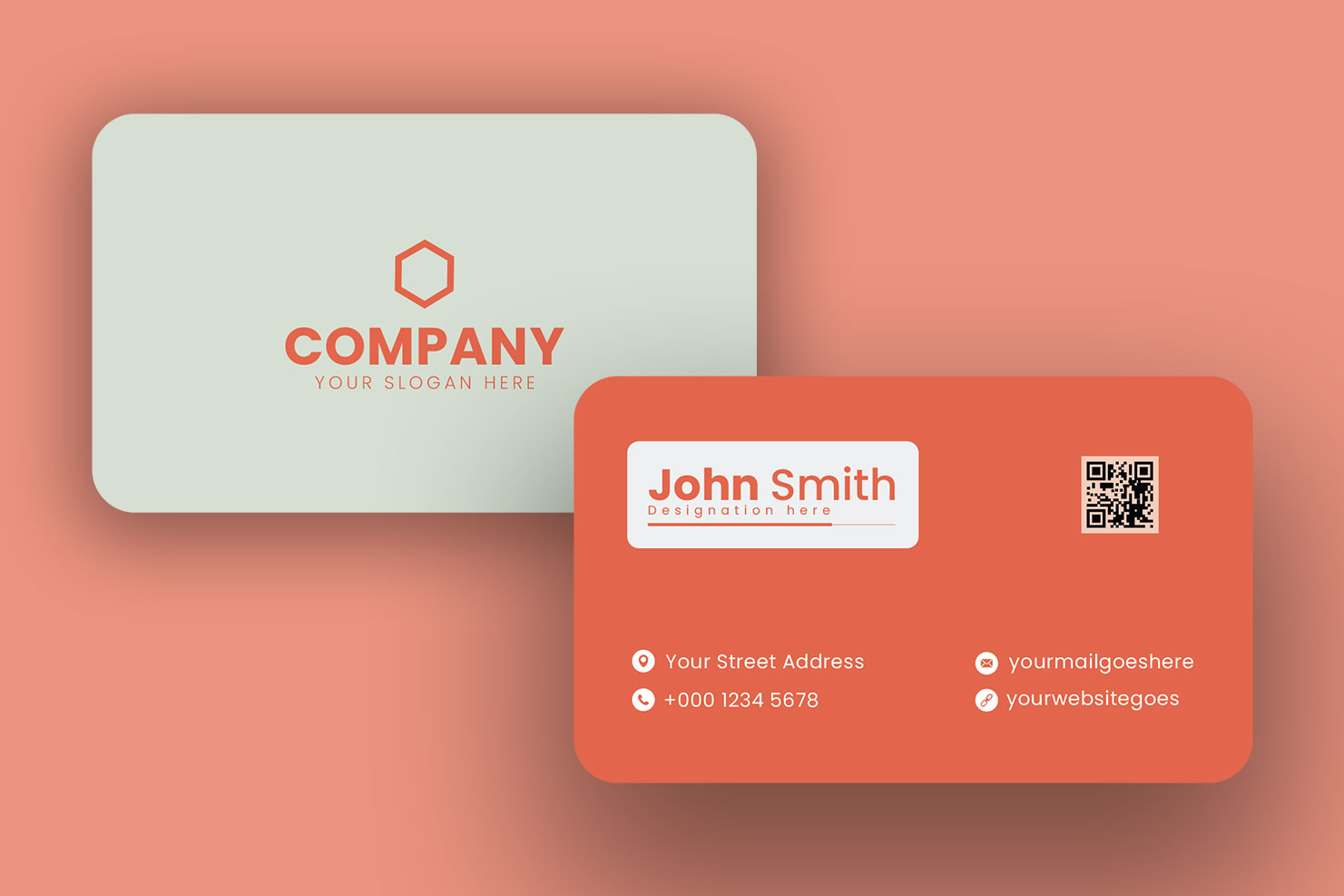 Vector Modern Business Card - Modern Business Card Layout