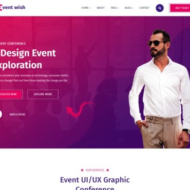 Conference Culture Responsive Website Templates 372665