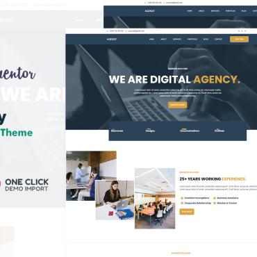 Business Clean WordPress Themes 372674