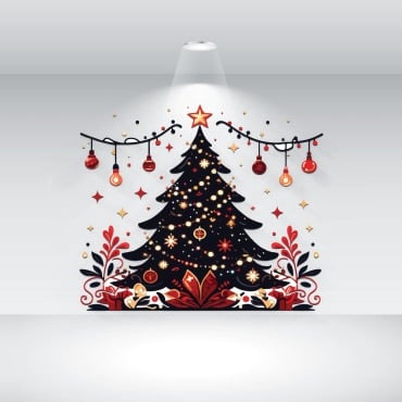 Tree Lights Illustrations Templates 372713
