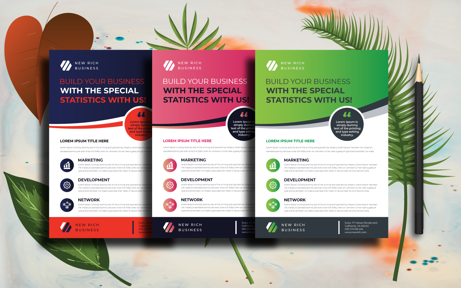 Corporate Flyer Templates Design