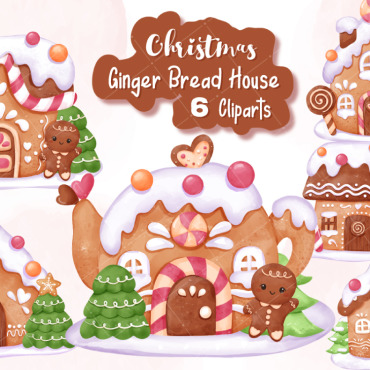 Bread Christmas Illustrations Templates 372721