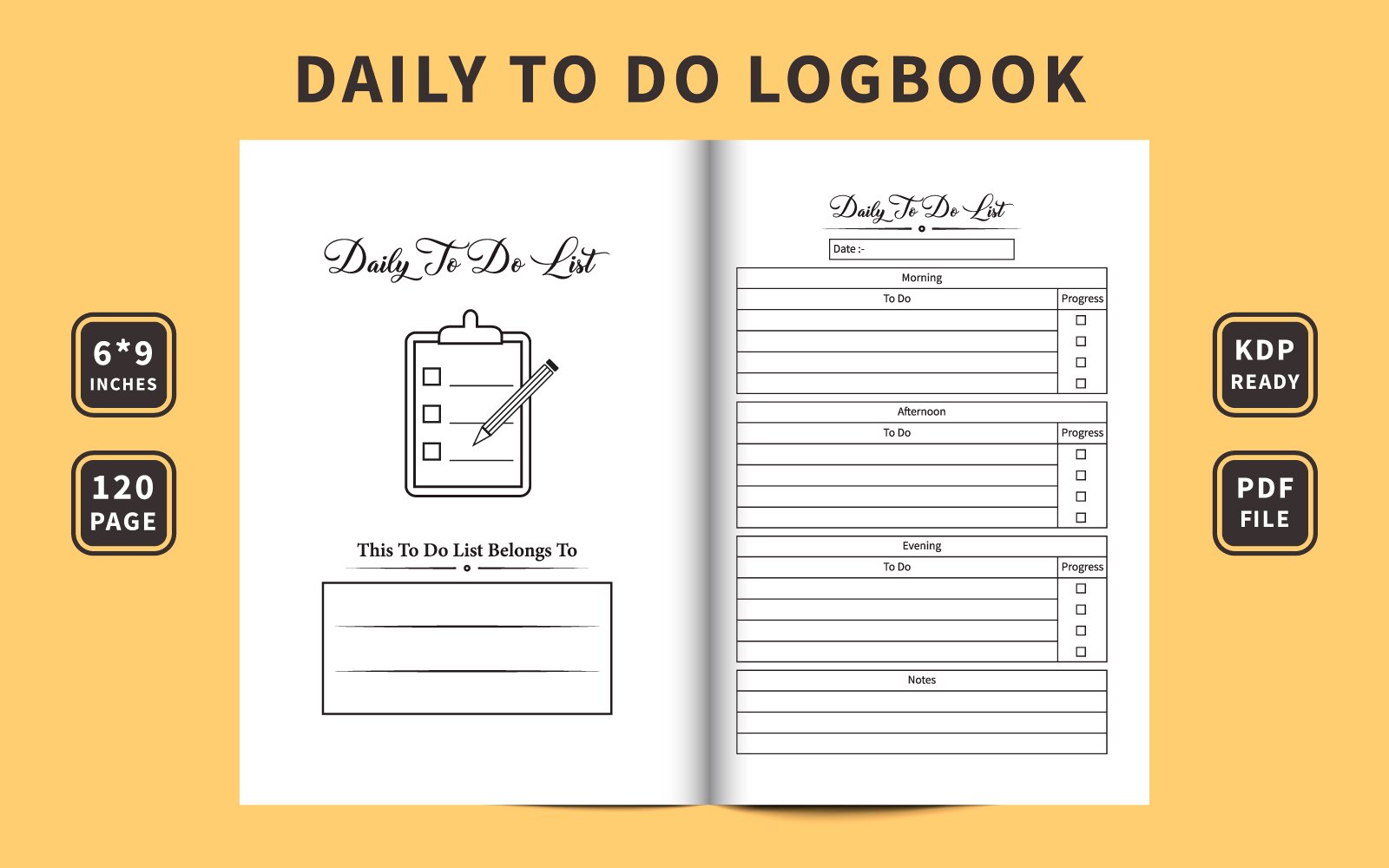 To do work list and diary interior vector