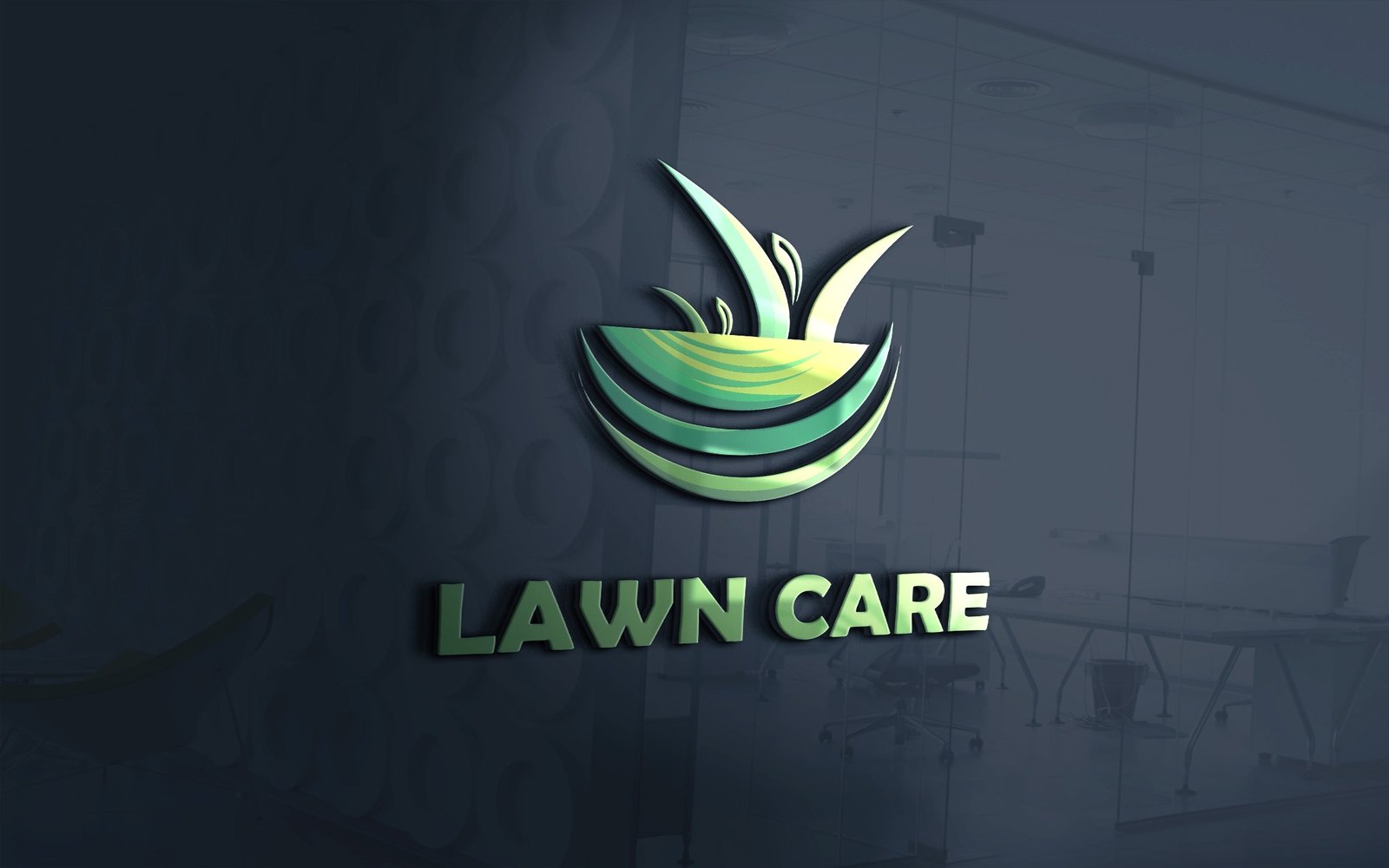 Lawn Care Grass Logo Vector File