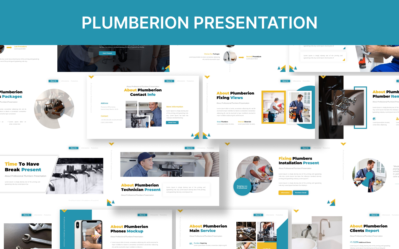 Plumberion Keynote Presentation Template