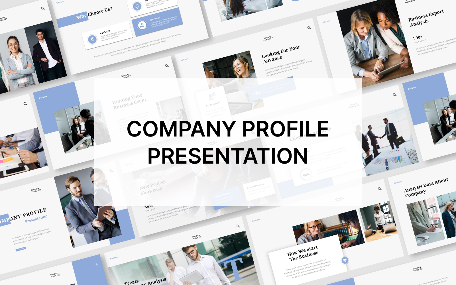 Company Profile Keynote Presentation Template