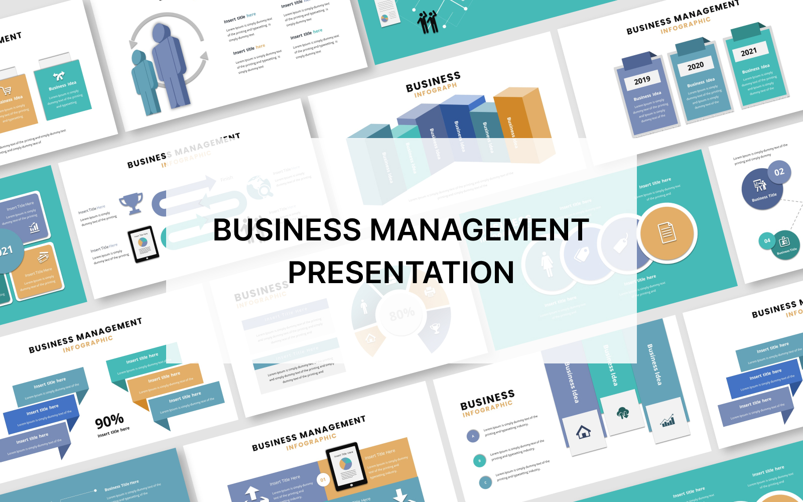 Business Management Infographic Google Slides Template