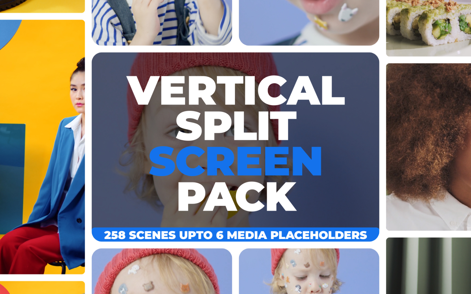 Vertical Split Screen Pack - MOGRT