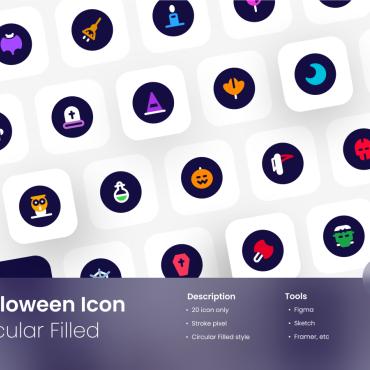 Witch Ghost Icon Sets 372892