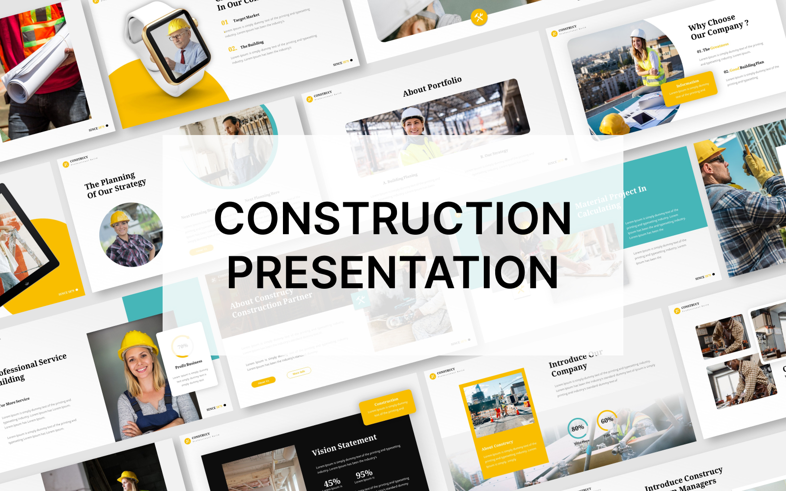 Construct Keynote Presentation Template