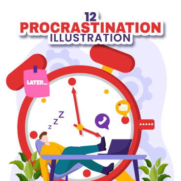 <a class=ContentLinkGreen href=/fr/kits_graphiques_templates_illustrations.html>Illustrations</a></font> procrastinating business 372923