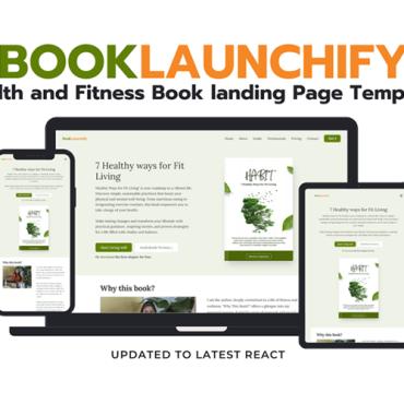 Author Bodybuilding Landing Page Templates 372940