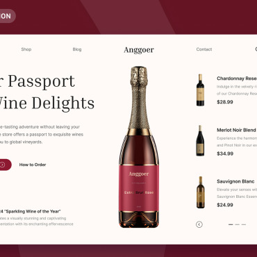 Store Winery UI Elements 373068