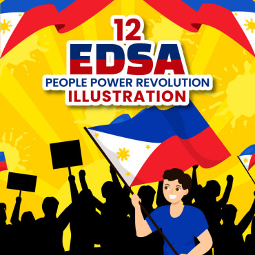 Edsa Revolution Illustrations Templates 373073